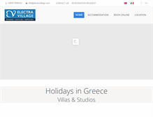 Tablet Screenshot of electravillage.com